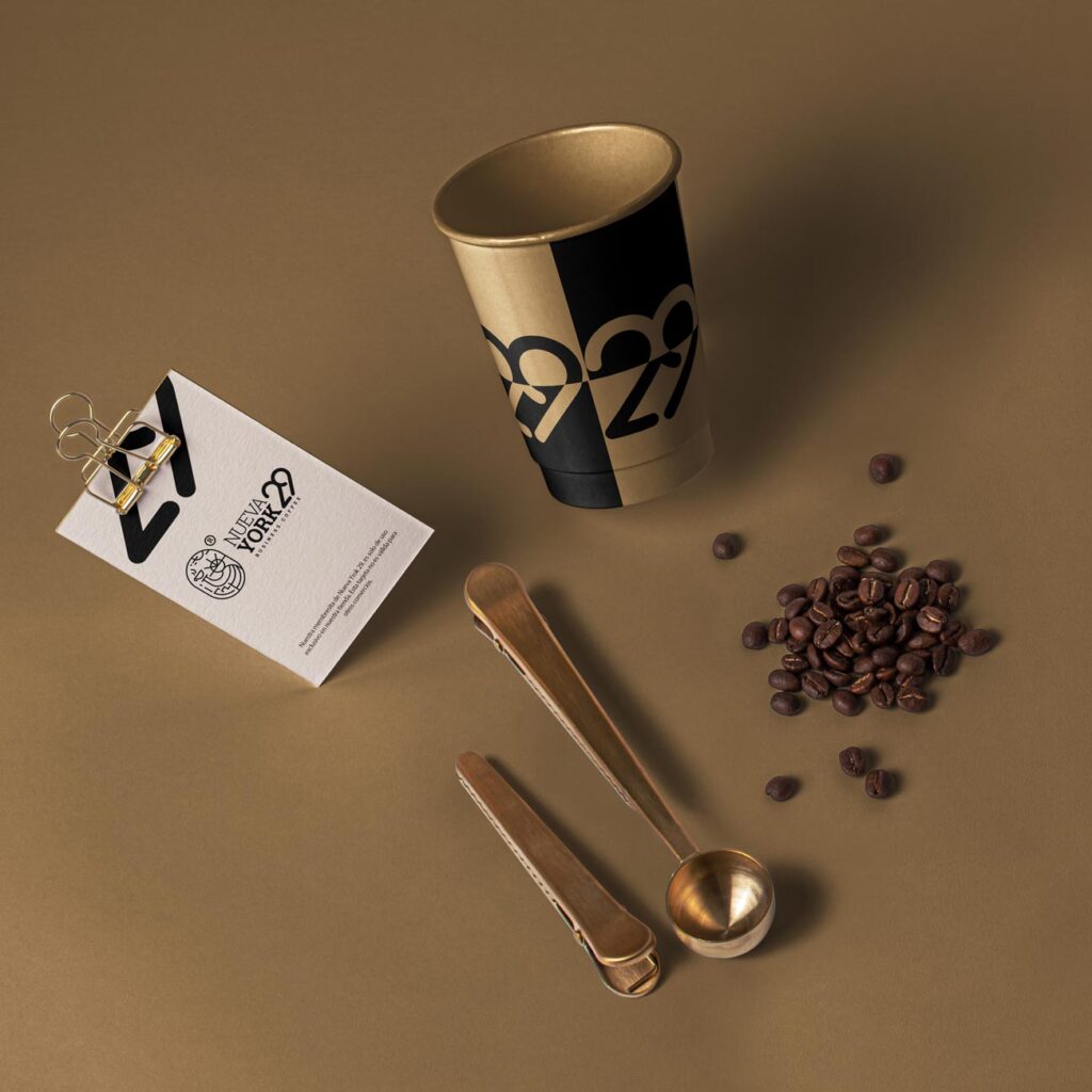 Logo de Nueva York 29 Café diseñado por nuestra agencia de branding en Santiago de Chile